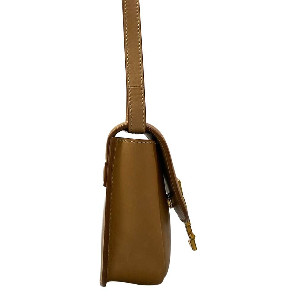 Saint Laurent PARIS Kaia Small Satchel Shoulder Bag 619740 Cream Light Brown - Picture 2 of 15